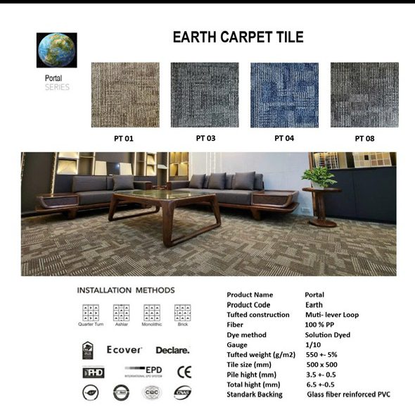 Thảm Tấm 50*50, 25*100
