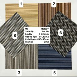 Thảm Tấm 50*50, 25*100