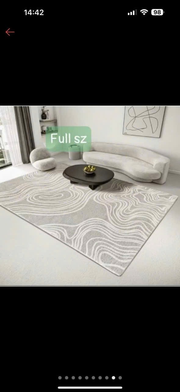 Thảm trải sofa phòng khách